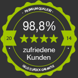 98,8% zufriedene Kunden