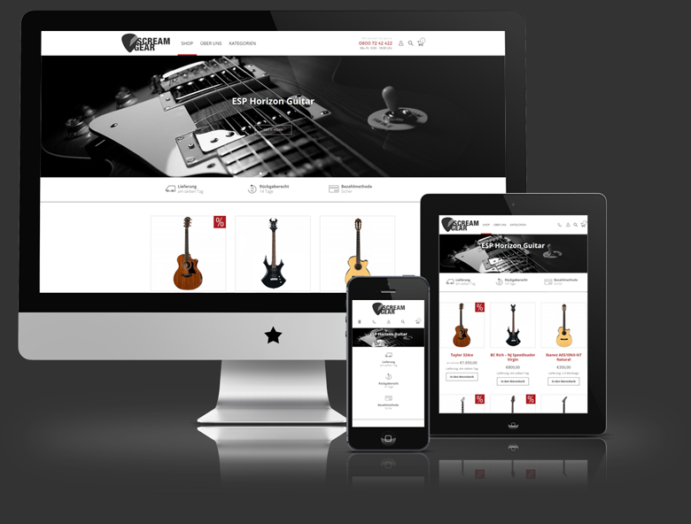 Design Beispiel - Scream Gear